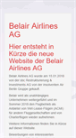 Mobile Screenshot of flybelair.com